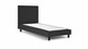 Box Ambra vlak zonder matras, dark grey