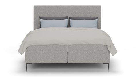 Boxspring Emerald - Bold touch, ashgrey