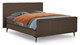 Boxspring Attraktiv Trendik vlak met gestoffeerd matras, cappuccino