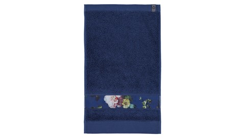 Gastendoek Fleur, blauw