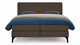 Boxspring Attraktiv Lykka vlak met gestoffeerd matras, cappuccino