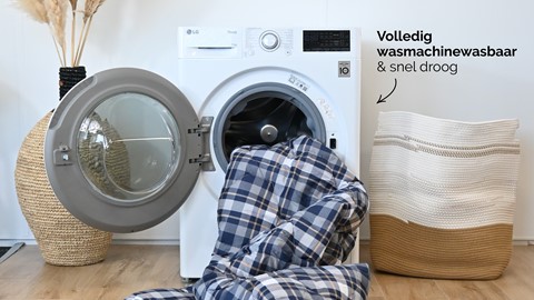 HappyBed Tartan - dekbed zonder overtrek