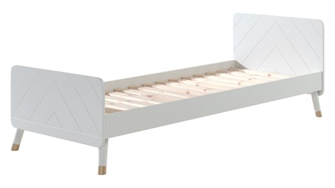 Bed Billy met nachtkast en bureau, white