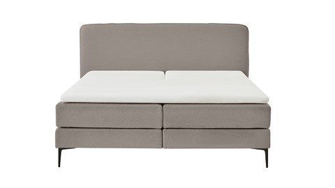 Boxspring Quartz vlak met gestoffeerd matras, rpes 83