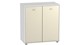 Commode Tokio met 2 deuren, wit/glas magnolie