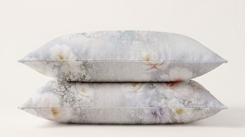 HappyBed Flower - kussensloop (set van 2 stuks), beige