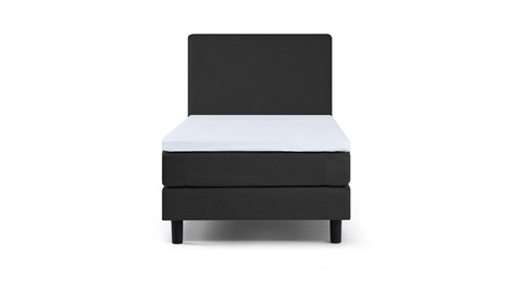 Box Ambra vlak met gestoffeerd matras, dark grey