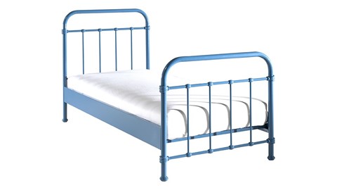 Bed New York, blauw