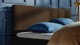 Boxspring Attraktiv Lykka vlak met gestoffeerd matras, cappuccino
