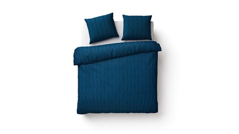 Dekbedovertrek Dunira, blauw