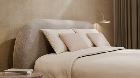 Boxspring Flow met Kårlsson Excellence matras, natural