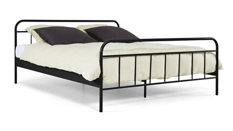 Bed Alex 2-persoons, zwart