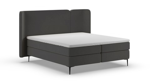Boxspring Mesa - Warm wool, anthracite