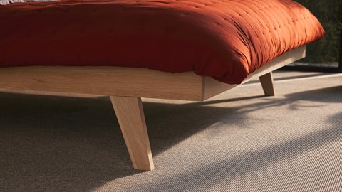 Bed Skogar exclusief bodem en matras, red