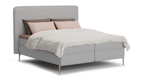 Boxspring Quartz - Linen touch, licht grey