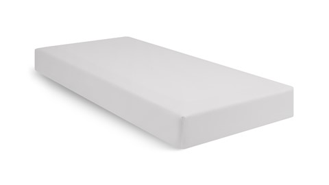 Hoeslaken Biologisch perkal matras, wit