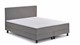 Box Ambra vlak met gestoffeerd matras, lichtgrijs