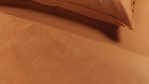 Dekbedovertrek Cotton Uni, orange