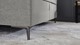 Boxspring Jade vlak met gestoffeerd matras, grey
