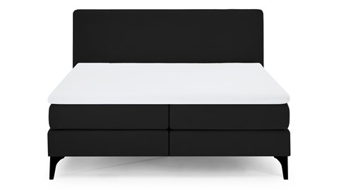 Boxspring Attraktiv Lykka vlak met gestoffeerd matras, black