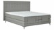 Boxspring Jade verstelbaar met gestoffeerd matras, grey