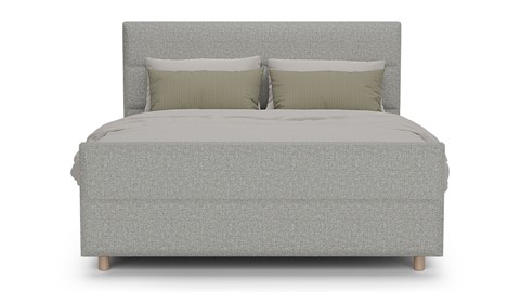 Boxspring Mica - Bold touch, ashgrey