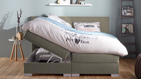 taal Moet Oogverblindend boxspring Espace vlak | Beter Bed