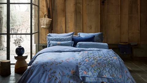 Dekbedovertrek Bustani, blue