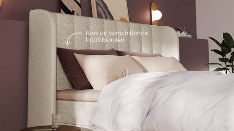 Boxspring Ivory - Pure touch, natural