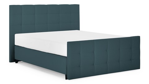 Boxspring Unik Varje vlak met Vildar Royal matras, teal