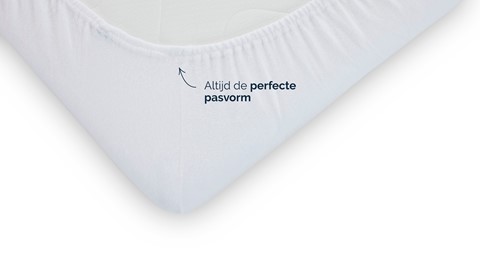 Molton matrasbeschermer B Bright