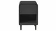 Nachtkast rond B Bright met 1 lade, onyx