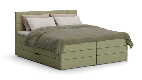 Opbergboxspring Jade - Bold touch, green