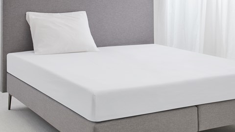 Hoeslaken Premium Percale, wit