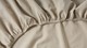 Hoeslaken Biologisch perkal matras, zand