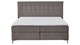 Boxspring Jade vlak met gestoffeerd matras, liver