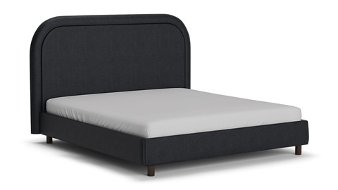 Bed Amber velvet glow, navy