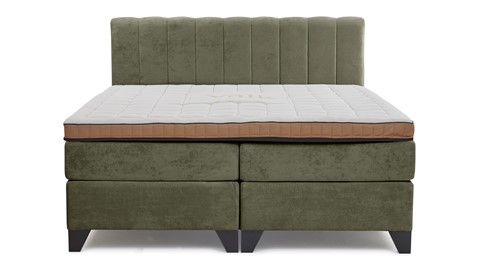 Hotelboxspring Suite met topper Luxury, sage