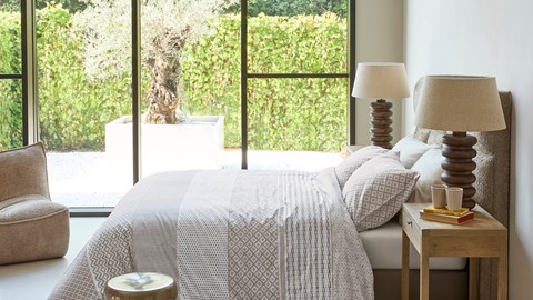 Dekbedovertrek Fransesco, sand