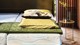 Boxspring Elite Cocoon vlak met Slow Motion 2 matras, olijf