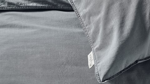 Dekbedovertrek Vintage Cotton, grijs