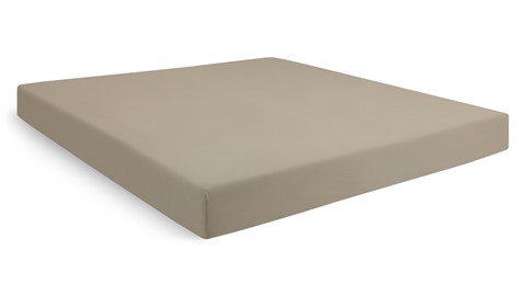 Hoeslaken Biologisch perkal matras, zand