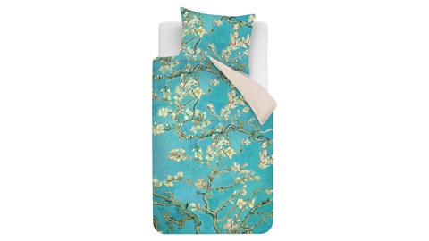 Dekbedovertrek Almond Blossom de Velours, blauw