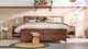 Opbergbox Citrine met gestoffeerd matras, hazel