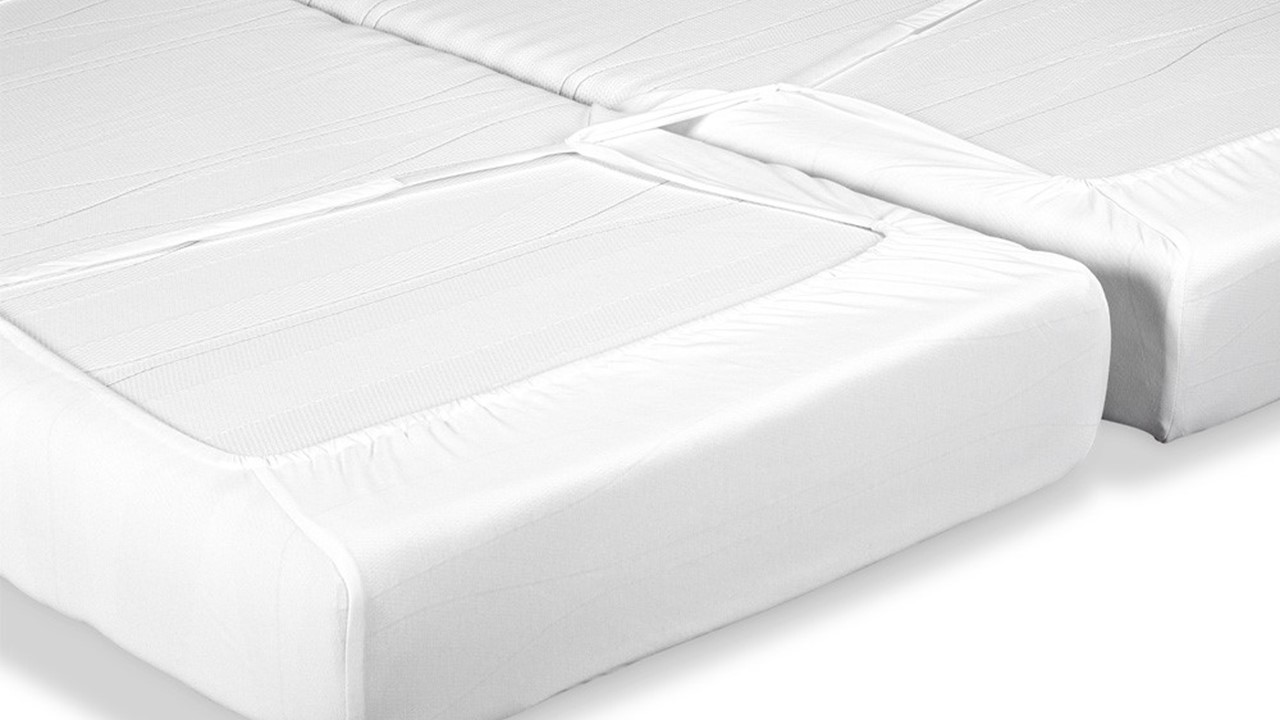 Beddinghouse Multifit stretch split-topper molton hoeslaken – Wit