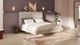 Boxspring Emerald vlak met Silver Pocket Deluxe Foam matras, light grey