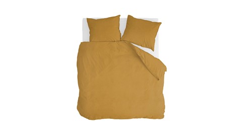 Dekbedovertrek Vintage Cotton, geel