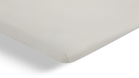 Hoeslaken Basic splittopmatras, ivoor