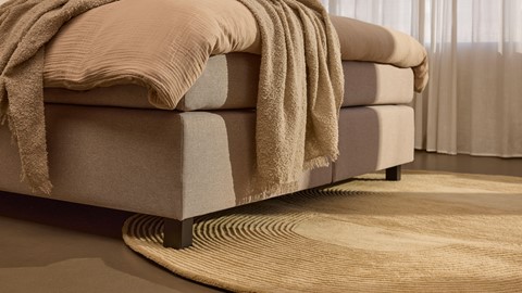 Boxspring Autentik Tunn, beige