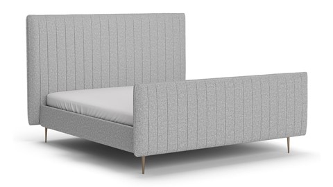 Bed Ruby linen touch, light grey